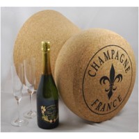 champagne cork stool