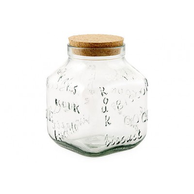 glass apothecary jar cork lid